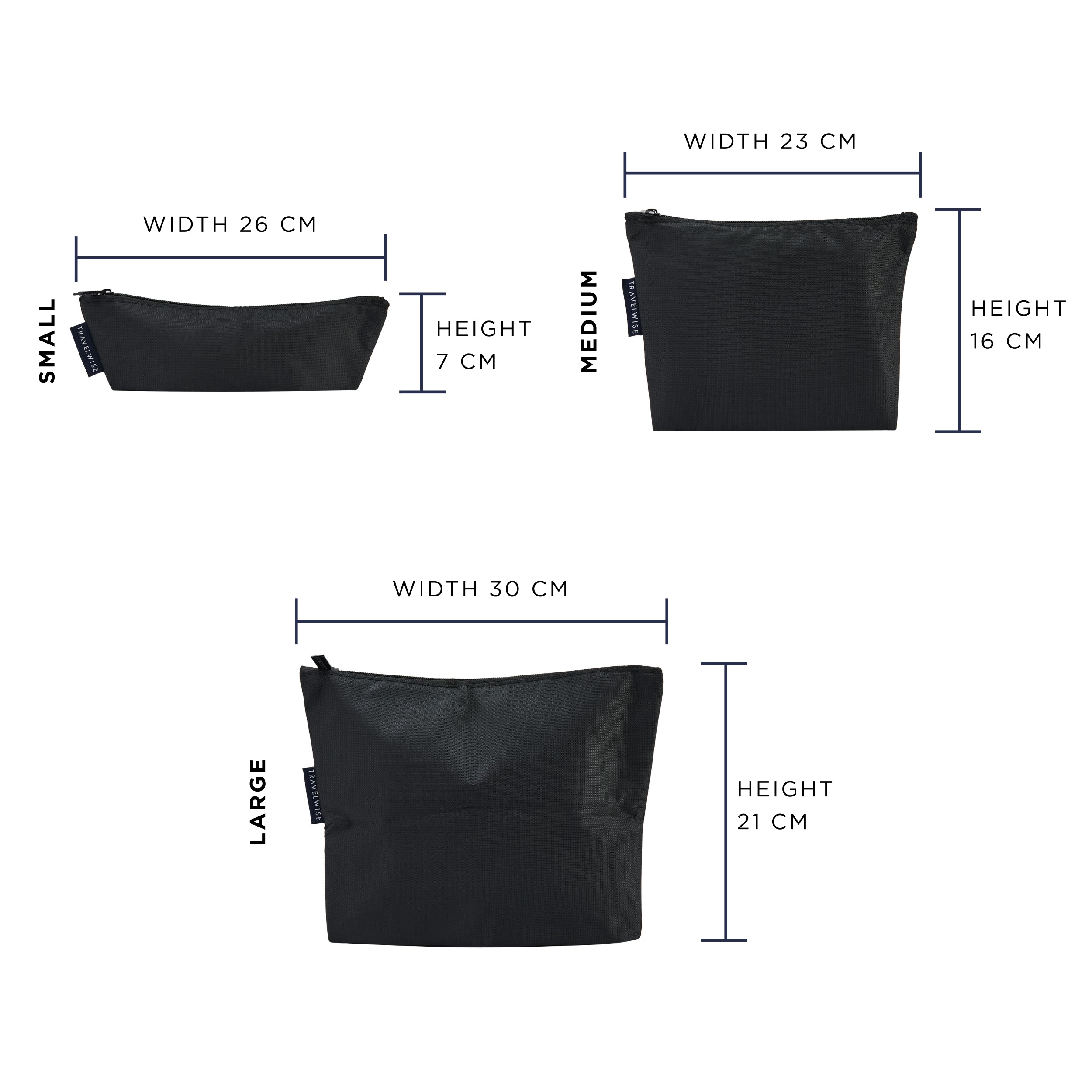built-travelwise-3-piece-top-zip-pouch-set-small-medium-large-polyester-pouches- image 7