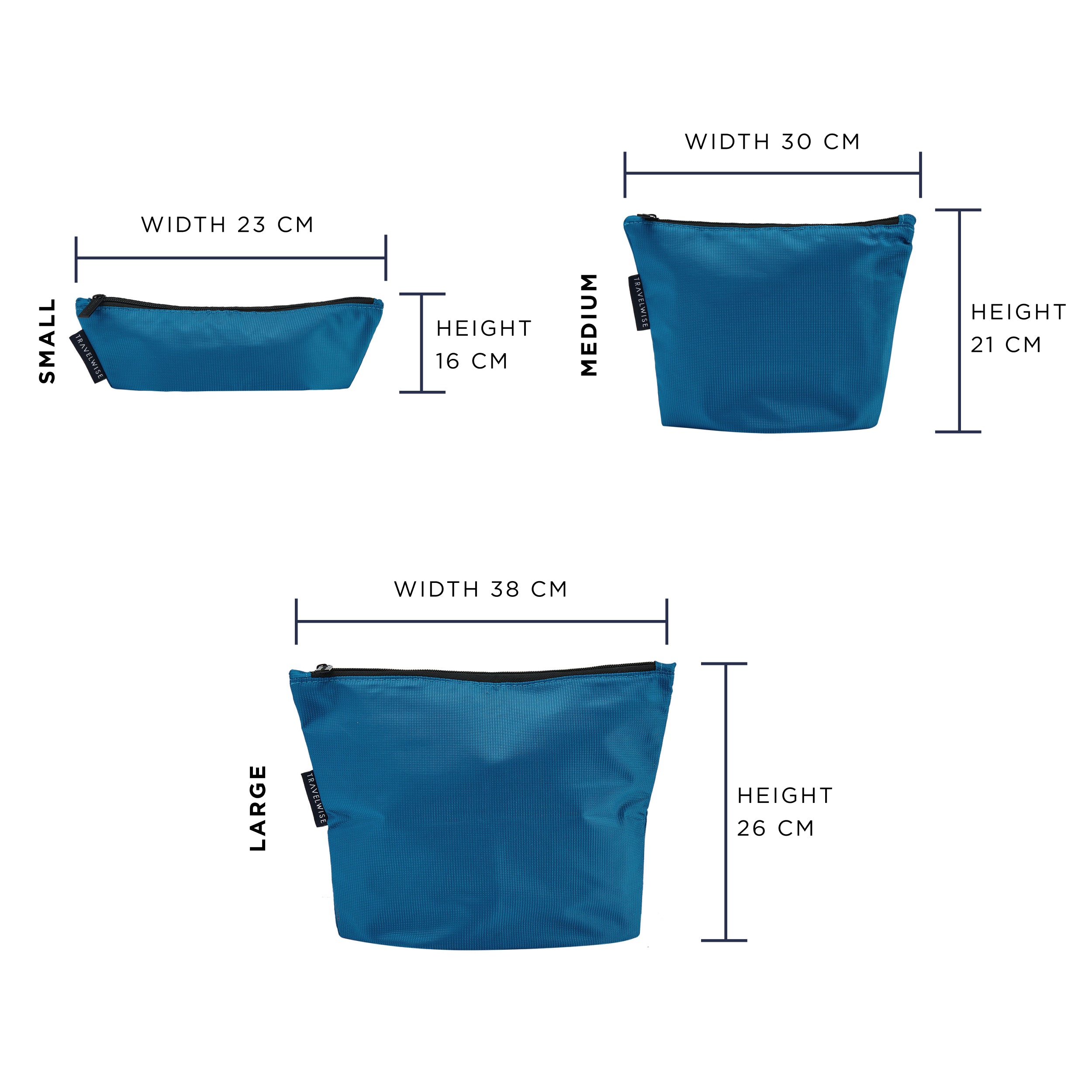 built-travelwise-3-piece-top-zip-pouch-set-small-medium-large-polyester-pouches- image 3