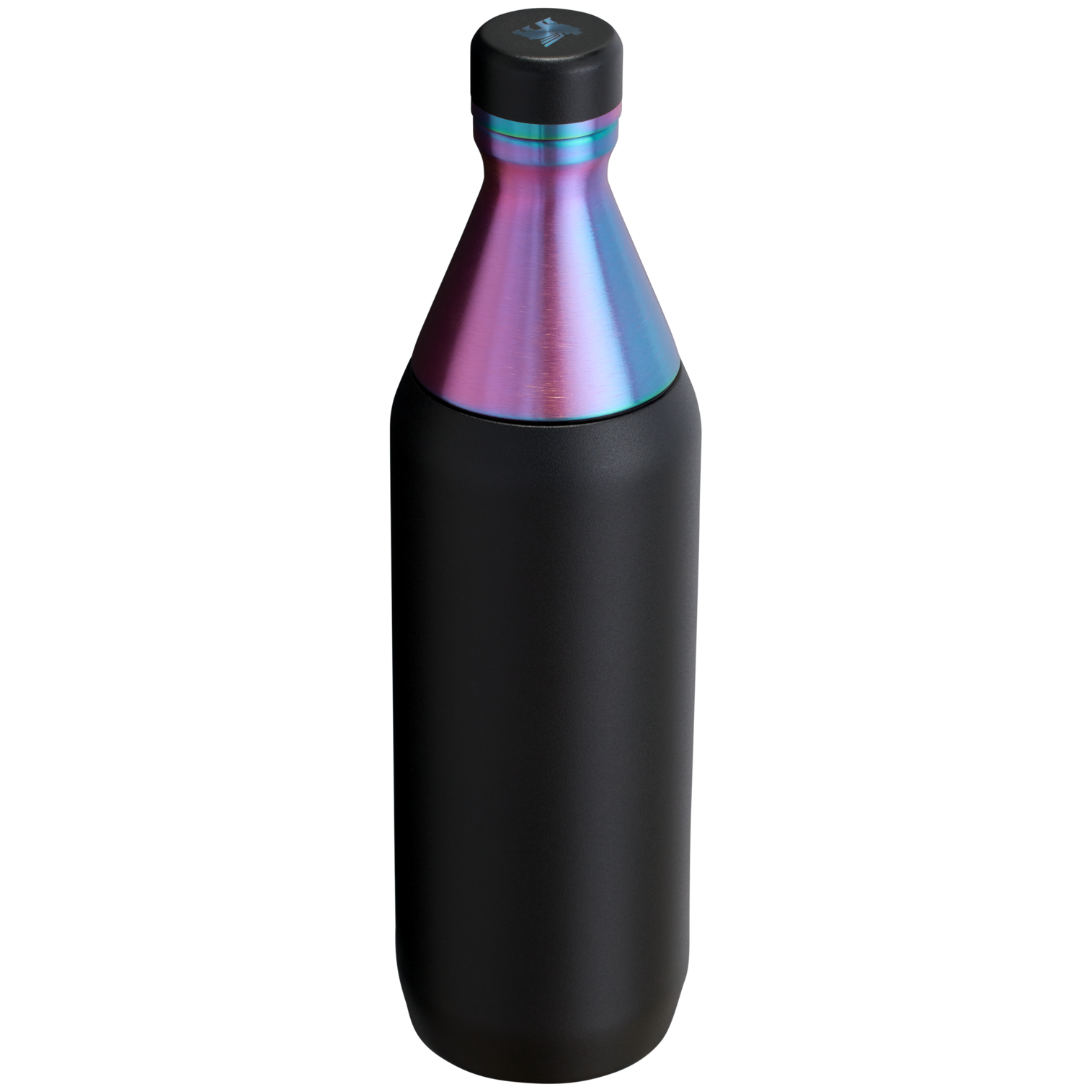 stanley-1913-black-chroma-all-day-slim-bottle-20-oz-iridescent-matte-water-bottl image 2