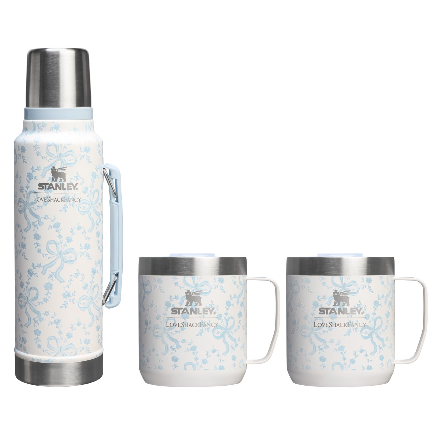 stanley-1913-x-loveshackfancy-holiday-the-everyday-cocoa-set-1-5qt-bottle-12oz-c image 1