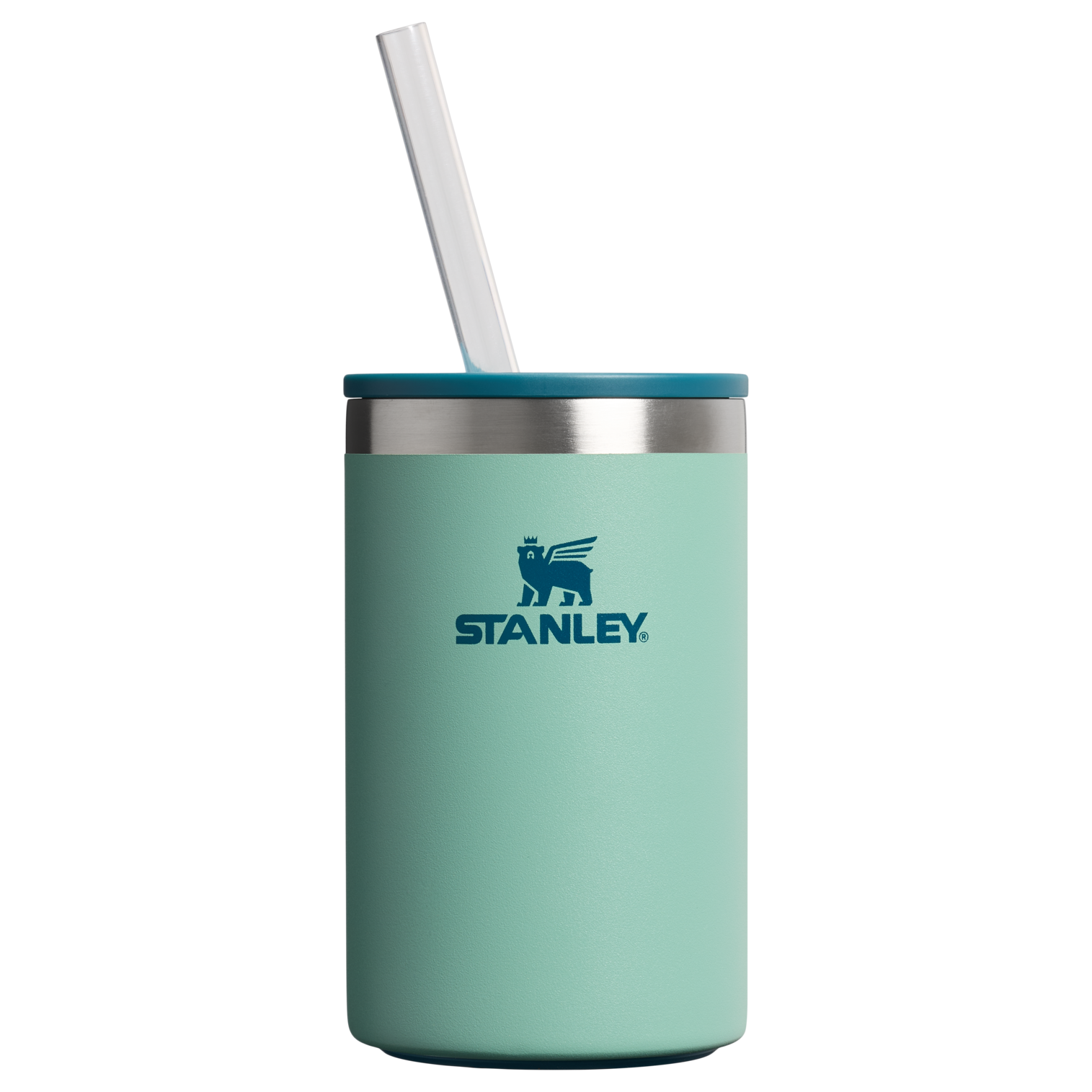 stanley-1913-the-everyday-can-cooler-cup-10-oz-for-12-oz-cans-with-tritan-straw image 1