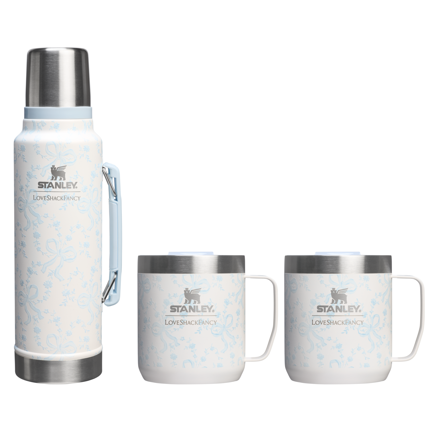 stanley-1913-x-loveshackfancy-holiday-the-everyday-cocoa-set-1-5qt-bottle-12oz-c image 2