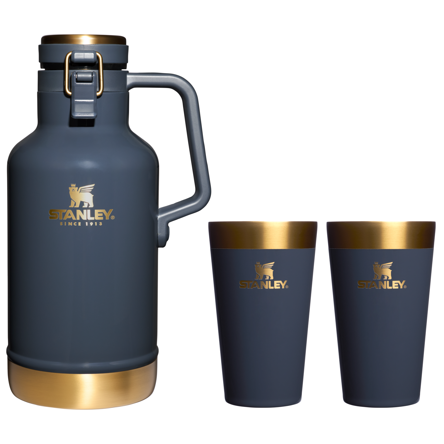 stanley-1913-the-stay-chill-growler-set-64-oz-16-oz-insulated-beer-growler-with- image 1